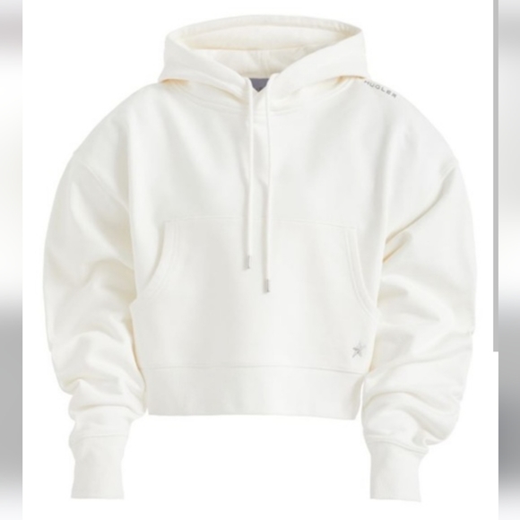 NWT HM X Mugler Batwing Sleeve Hoodie, H&M sz Small - Picture 1 of 6